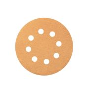 Р150 Абразивный круг SMIRDEX 820 PowerLine, D=125мм, 8 отверстий (из кор.) (код 8733)