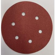 Самозац.круг Orientcraft 125 мм Р80 8 отверстий